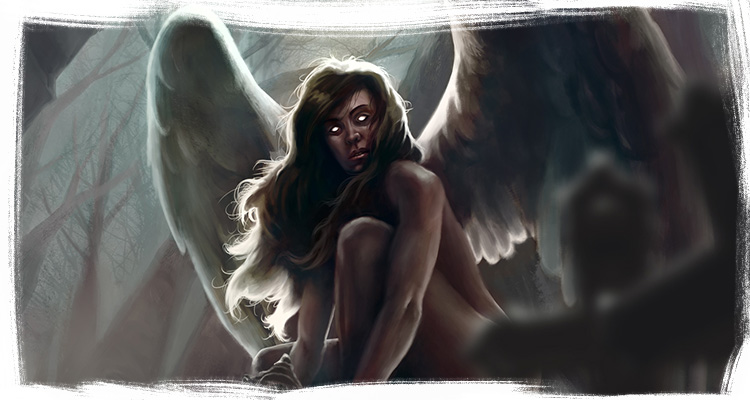 <i>Fallen angel</i><span>illustration</span>