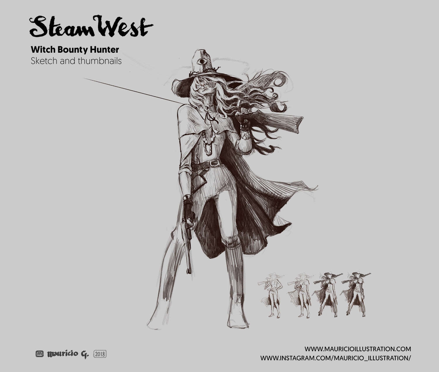Steam West - Witch bounty Hunter
